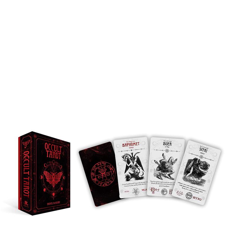 78 Cards Occult Tarots Divination Tarot Card Oracle Cards Board Game Entertainment Full English Family Party Playing Tarot Deck