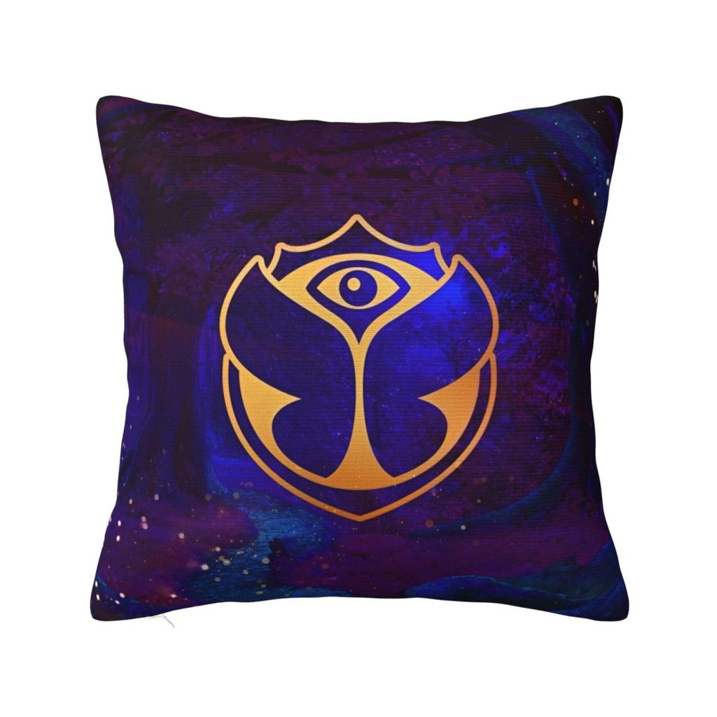 Tomorrowlandd Music Festival Pillow Case Butterfly Cushion Cover Awesome Zippered Decor Pillowcase For Sofa 45X45Cm