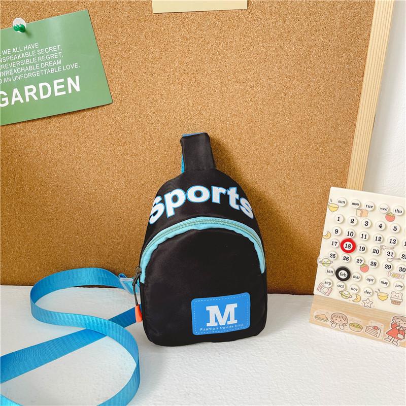 Modă pentru copii geantă mică de piept la modă cool băiat geantă de umăr cu literă personalizată geantă pentru schimbat bebelușul fată ieșind geantă messenger