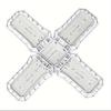 1 Ultra Bright Garage Lighting LED Light with Adjustable Panel and Deformable Ceiling Lamp, Suitable for Warehouses, Etc