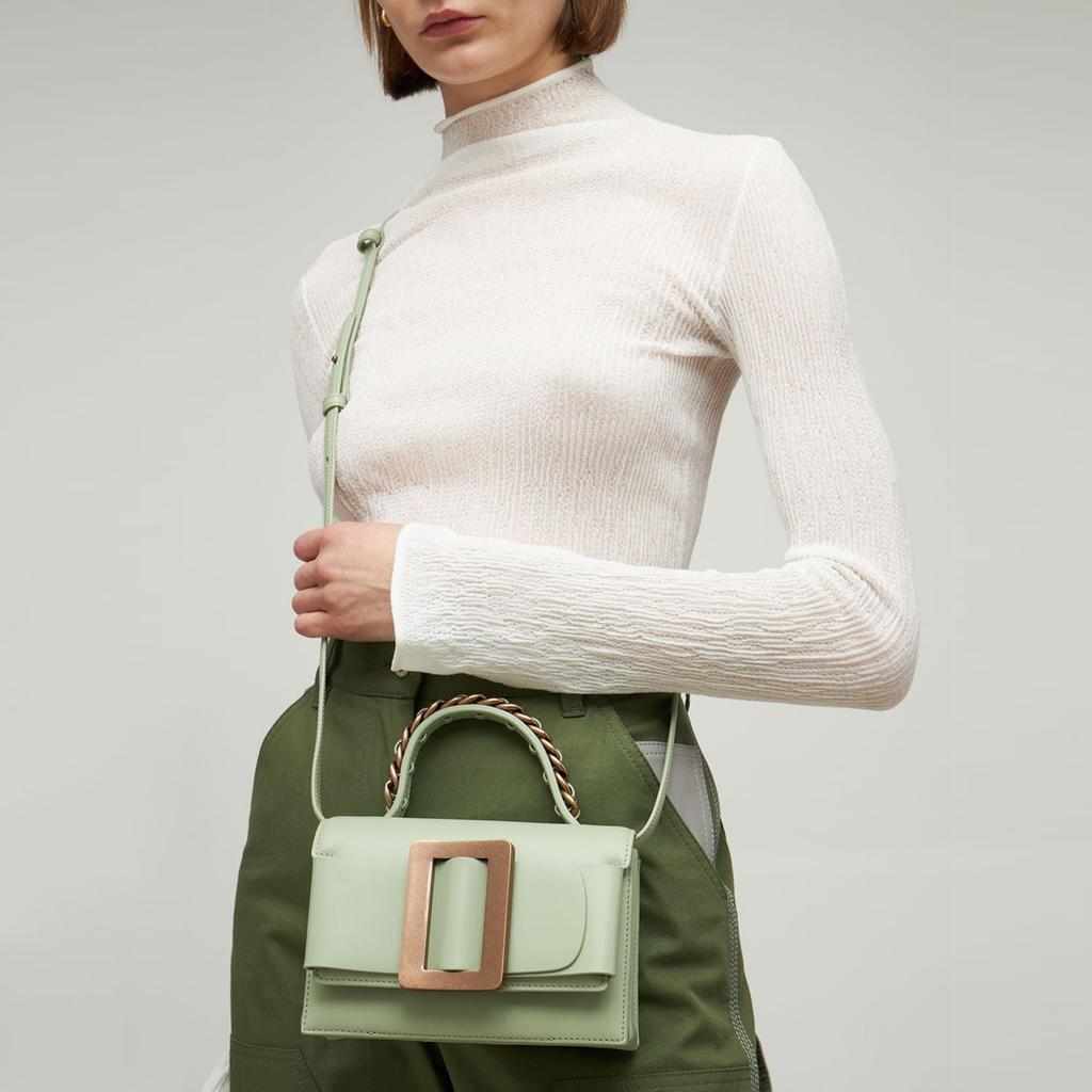 Lipstick bag calfskin crossbody handbag wearing leather strip dinner bag Guangzhou Leather Goods Factory