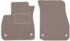 Beige Front Floor Mats For: Opel Insignia B Liftback, Sedan, Station Wagon, Sports Tourer (2017-)