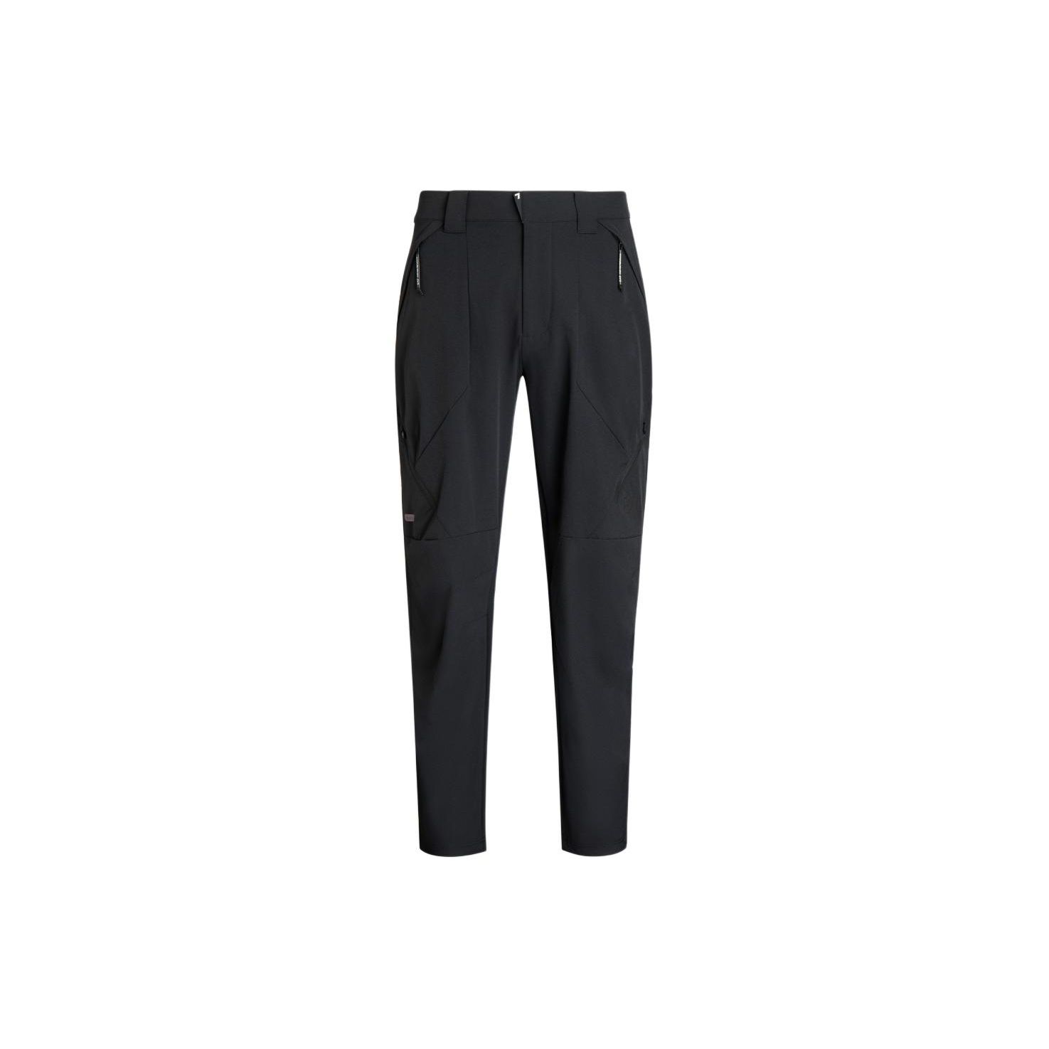 Emporio Armani Ea7 Ss24 Solid Color Letter Print Mid Waist Casual Pants Men bottoms Black 3DPP10-PNFWZ-1200 XXL