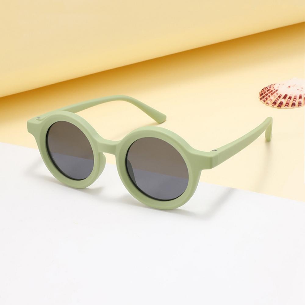 Cute Round Frame Kids Sunglasses UV400 Protection Soft Silicone Sun Glasses for Boys Girls Summer Beach Eyeglasses Eyewear