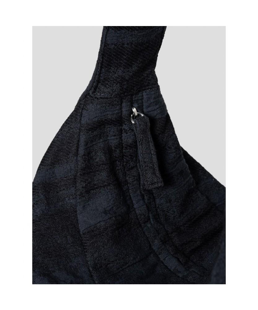 Anggae Jacquard Knot Tube Bag (S) Black