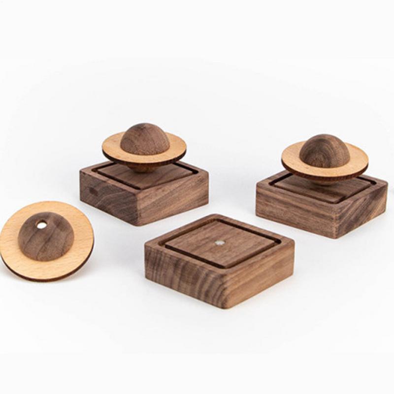 Wood Aromatherapy Diffuser Jupiter-Shaped Aromatherapy Oil Fragrance Diffuser Scent Diffusers For Home Car Dashboard Desk