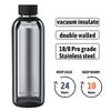 Double Wall Custom Stainless Steel Cup Insulated Drink Bottle Tumbler 500ml Thermos Water Bottle