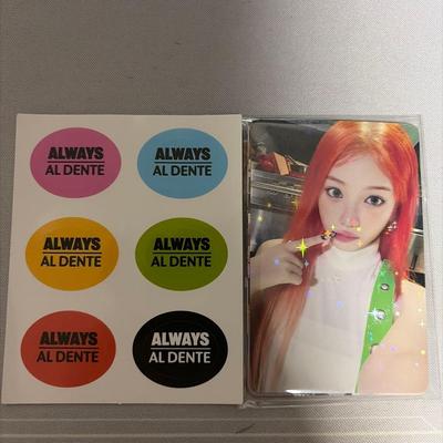 [USED] Le Sserafim SPAGHETTI Weverse Trading Card Bonus Complete Set