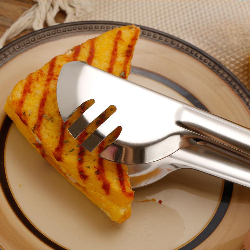 Multi Functional, Stainless Steel, Bread and Cake Clip, Food Clip, Barbecue Steak Clip, Buffet Clip, Baking Tool