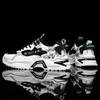 Spring Men's Breathable Mesh Shoes Fashion Height Increasing Sports Running Dad Shoes Male Lace Up Platform Vulcanized Shoes