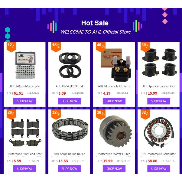 Motorcycle Clutch Friction Plates Kit For Yamaha R1-Z RAPTOR YZF 250 TDR240 TDR250 TTR250 TY250 TZR250 WR250F YZ250F YZ125 XT250