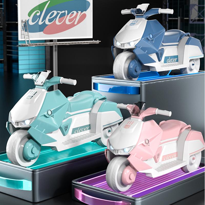 Children Electric Motorcycle Kids Tricycle 1-8 Years Old Male and Female Baby Charging Remote Control Toy Car Can Ride On