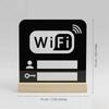 Modern Style Acrylic Mirror WiFi Sign Acrylic WiFi Sign Notice Board  Handwriting WiFi Password