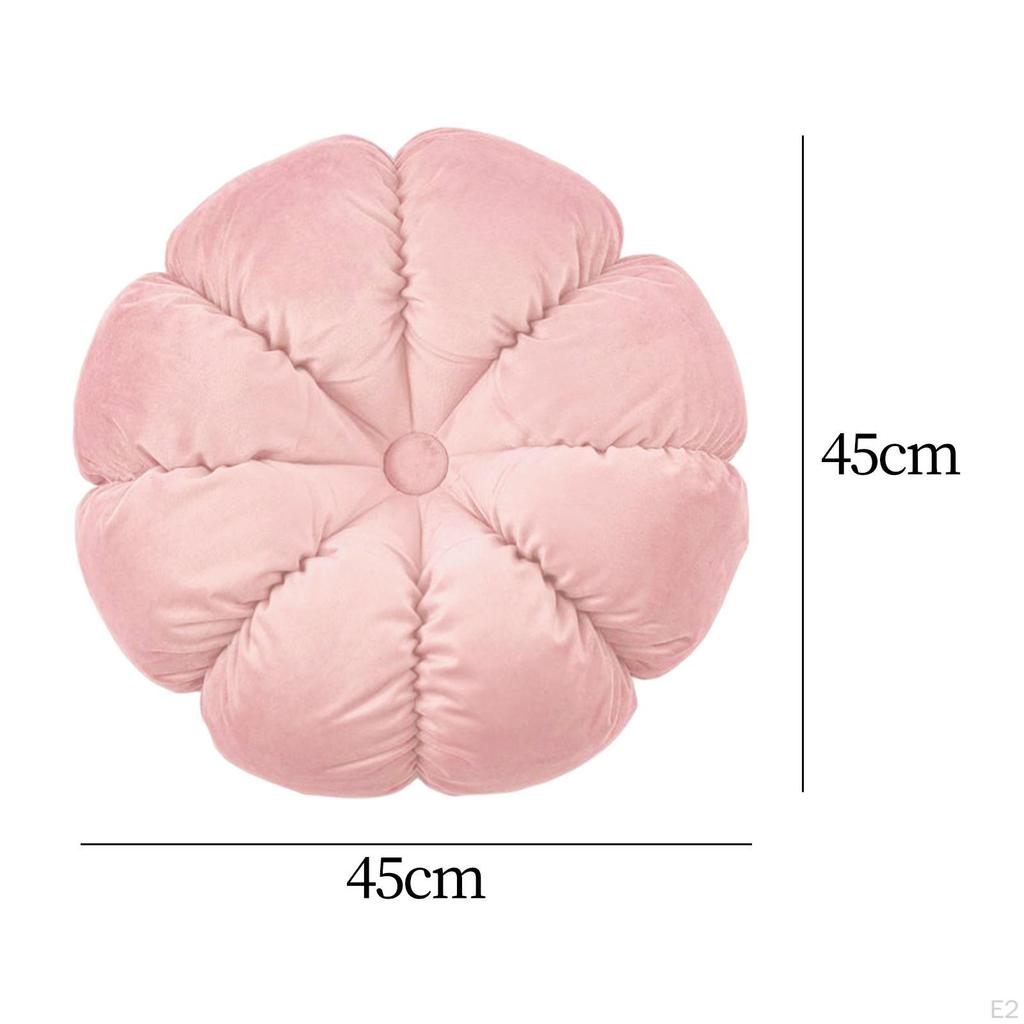 Comfortable Round Throw Pillow for Floor Seating and Chair Cushion