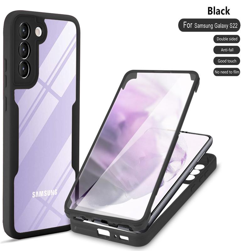 

360 Full Protective Case For Samsung Galaxy A52 A72 A71 A51 S22 Ultra Plus A12 A10 A22 A33 A02S A21S A11 Shockproof Cover For A32-M32-A13 5G