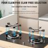 Universal Non-Slip Gas Stove Pot Stand with Integrated Thickened Support for Milk Pots