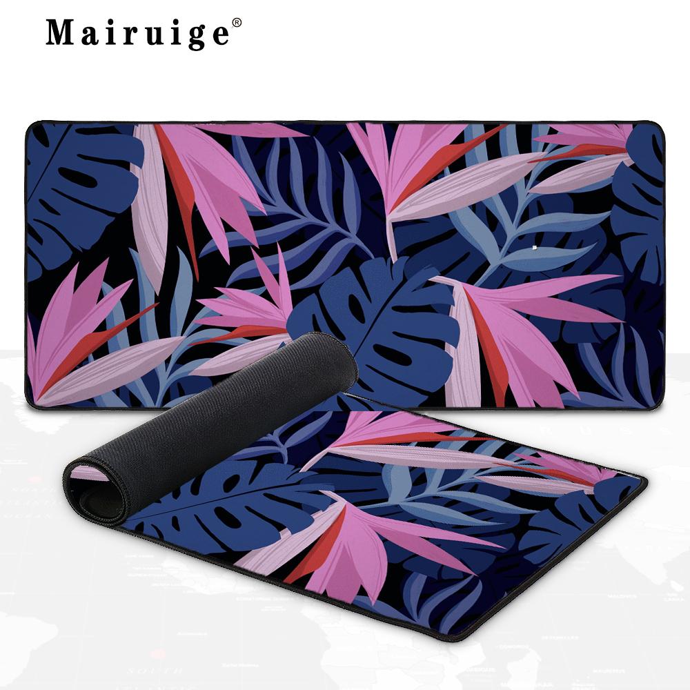 Mairuige Botanical Retro Mouse Pad Gaming Accessories Desk Mat Extended Pad Gamer Desk Pad Mouse Mat Desktops 900x400 Office Rug
