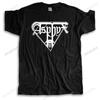 New T Shirt Black Funny Tops for Men Tshirt Men Cotton Tee Shirt ASPHYX LOGO Unisex Printing Loose T-shirt Teenagers Cool Tops