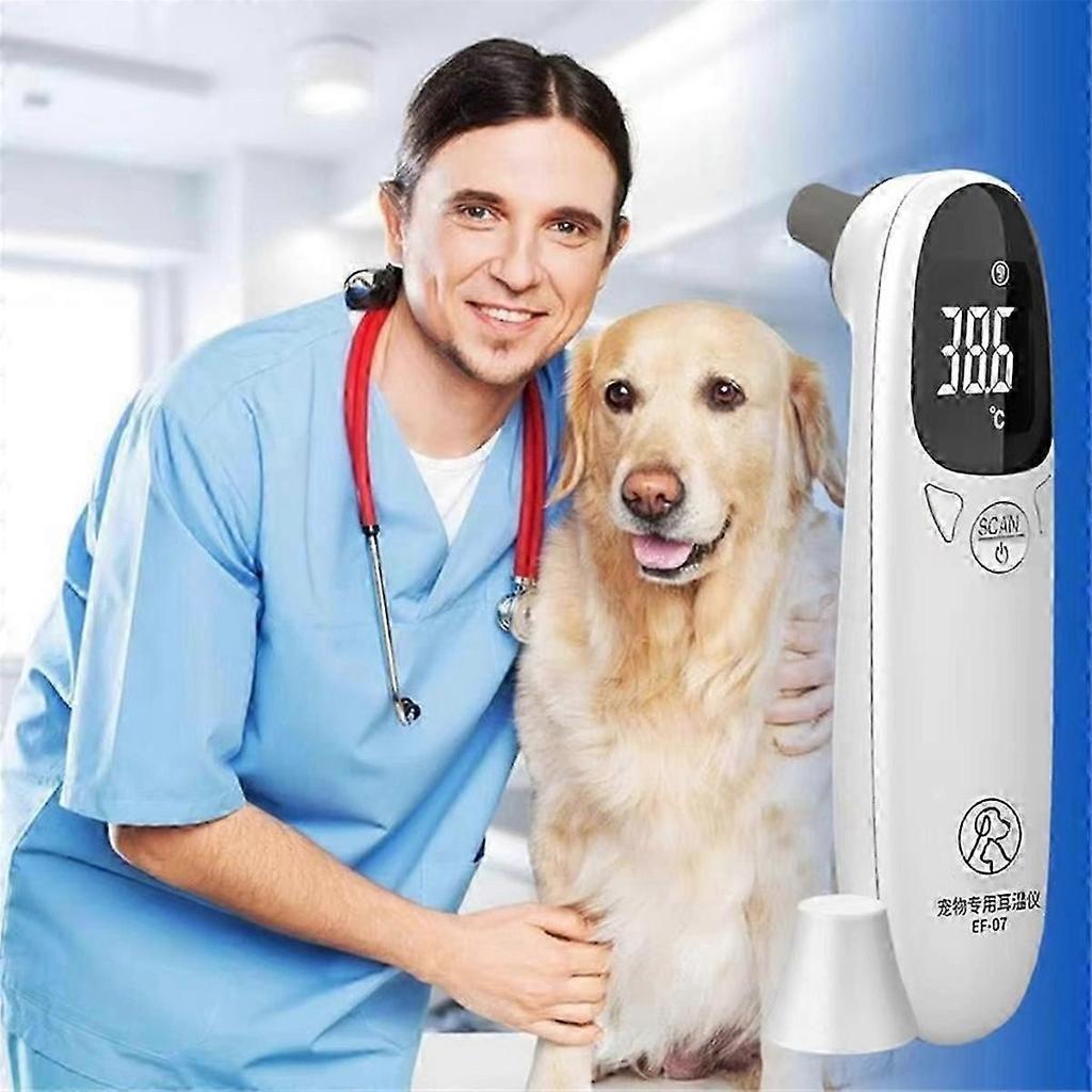 Pet Dog Cat Ear Thermometer Animal Thermometers for Cats Animal Measuring Non-Contact Electronic fo