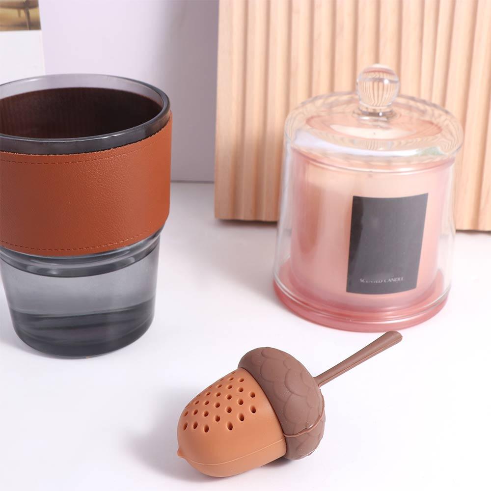 High Temperature Resistance Oak Nut Tea Infuser Silicone Tea Bag Strainer Acorn Tea Strainer  Gift