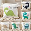 Cute Dinosaur Cushion Cover Pillowcase Antidustmite living Room Sofa Decor Cushion Room