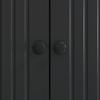 Sideboard Black 66 x 34.5 x 90 cm Particleboard
