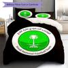 Saudi Senior National Football Team Pattern Bedding,Quilt Set Quilt Cover Pillowcase Home Gift(1 * duvet cover + 2 * pillowcase, without core)