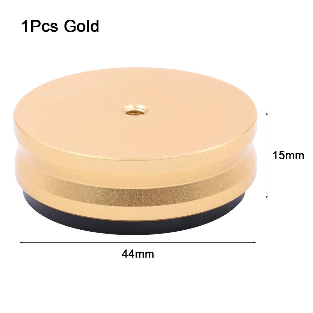 1/4Pcs Solid Full Aluminum Aluminum Isolation Feet Machined Design Speaker Cone Base  Audio AMP Use
