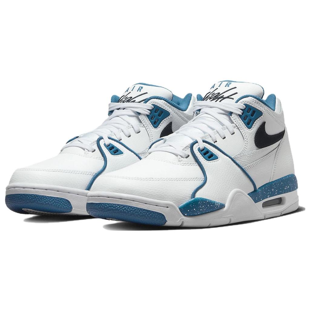 Nike Air Flight 89 Brigade Blue Men Sneakers White Dark-Obsidian 306252-116