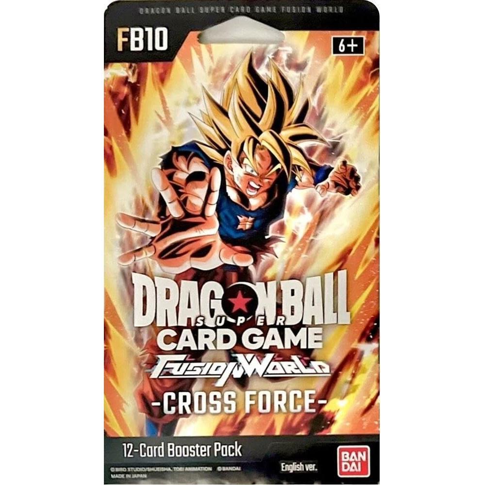 FB10 Dragon Ball Super Fusion World - Cross Force 1 Sleeve Booster Pack (12 pieces)