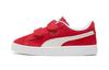 Suede Classic Xxi Casual Breathable Low Top Kids' Skateboarding Shoes White Red Children Aged 3 7 Years Old 380563-02