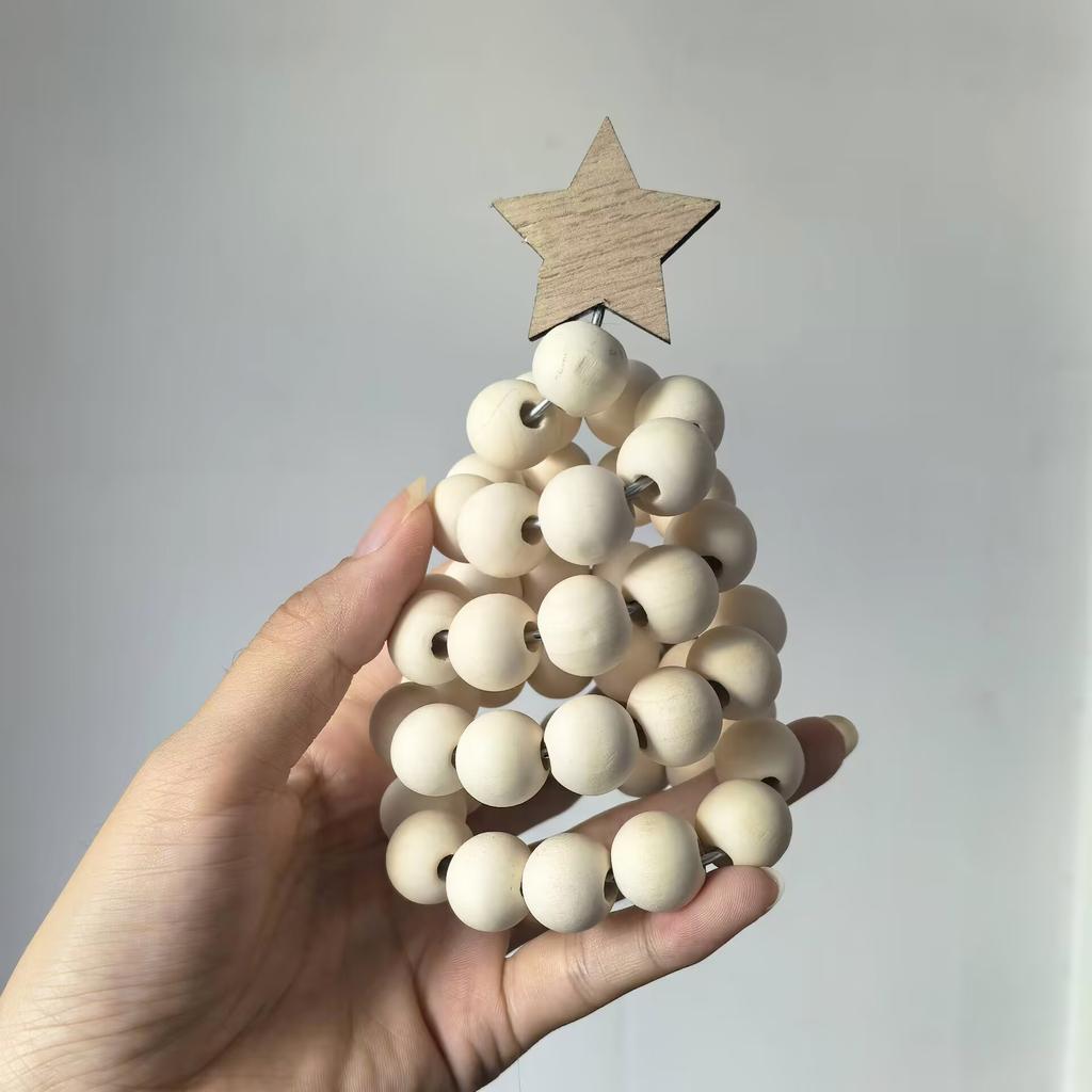 Christmas Decoration Creative Nordic Wooden Christmas Tree Desktop Ornament For Home Living Room Office Holiday Decor