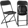 Folding Catering Chair Simplo Black Black