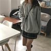 Autumn New Korean Letter Loose Fit Long Sleeve Sweatshirt Women's Thin Outerwear Fashion Wholesale