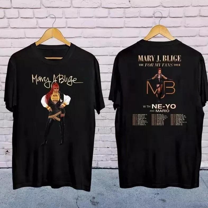 Mary J Blige Graphic Shirt, Mary J Blige The For My Fans Tour 2025 Shirt BL1541 Unisex T-Shirt XXL