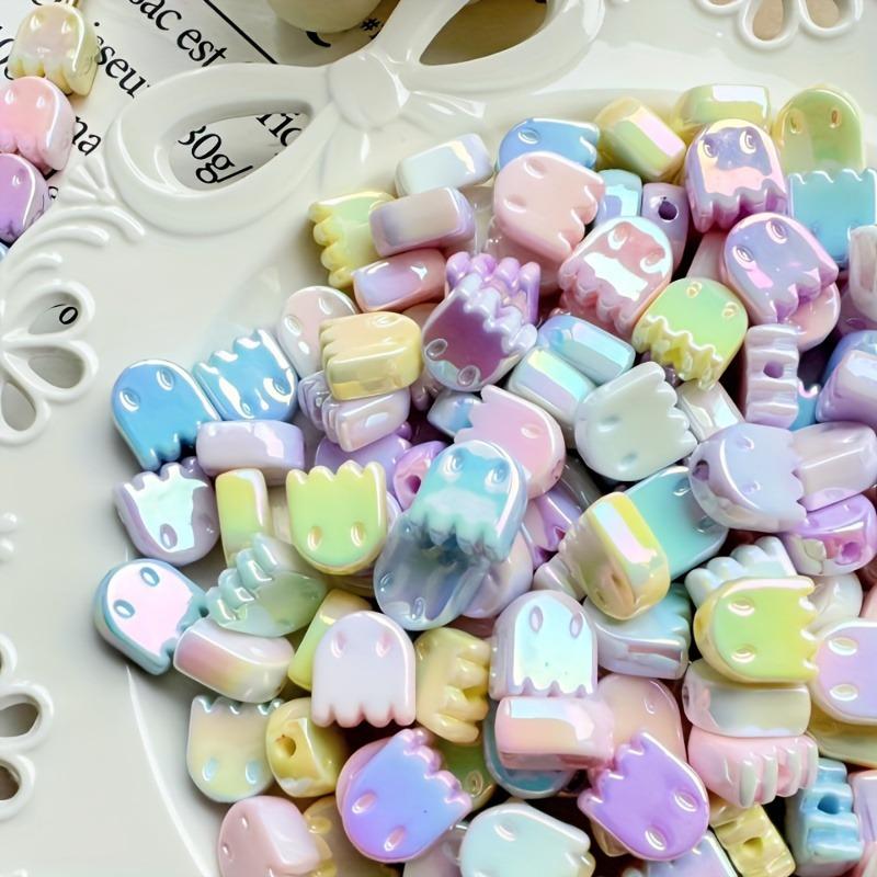 

20 шт. Акриловые бусины-призраки для DIY браслетов и ручек - Разноцветные