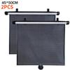1/2pcs Universal Car Sun Side With Suction Cup 40*45/45*50/50*50cm Car Retractable Window Sun Shade UV Protection Window