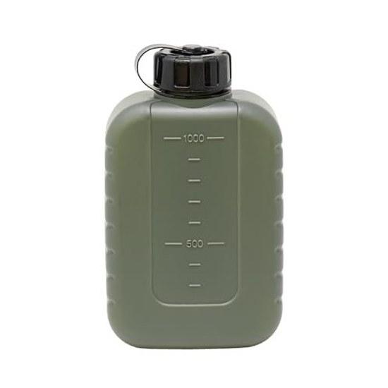 Captain Stag Water Bottle Poly Tank 1000ml Measurements Olive Made Japan Lagoon UE-2043