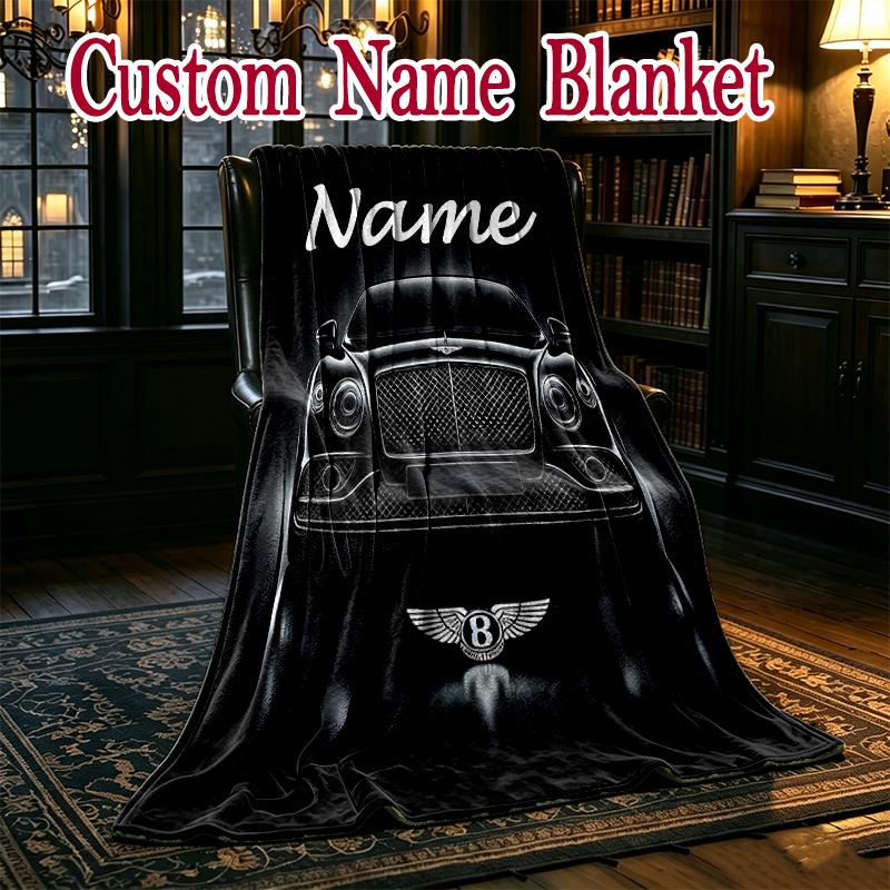 Bentley (3) Blanket Lightweight Print Throw Blanket For Couch, Bed, Car, A Heartfelt Gift for Your Family and Friends