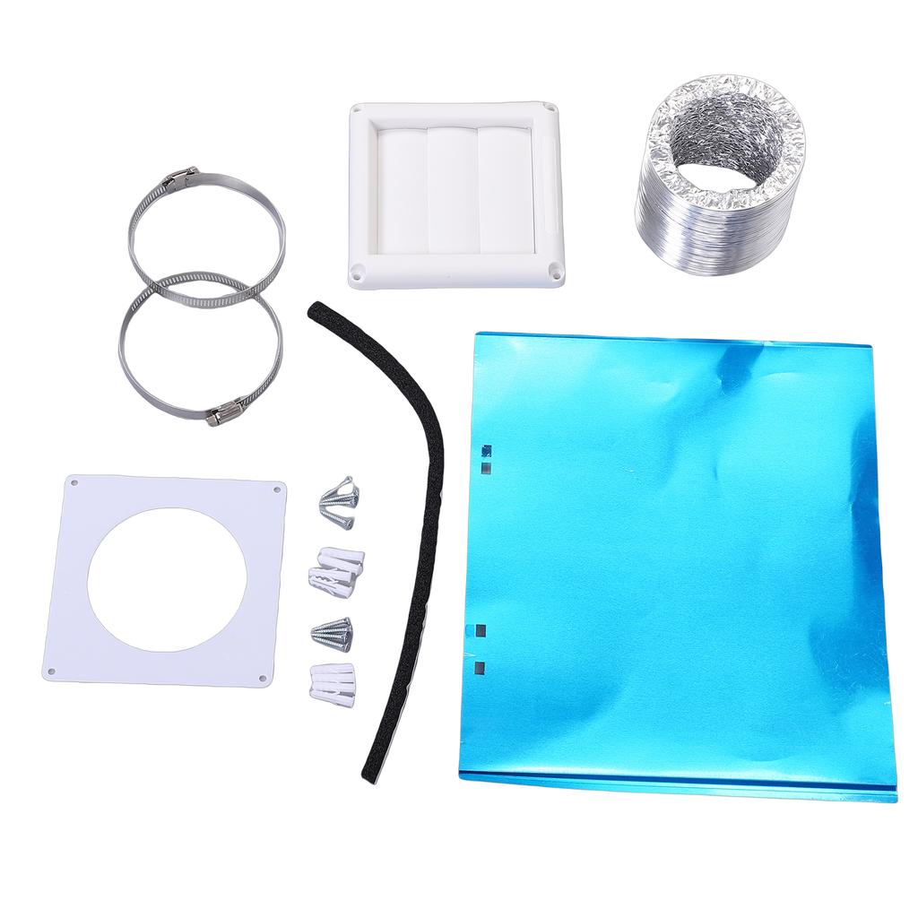Dryer Vent Kit 4 Inch Dryer Vent Hose Connector Wall Ducting Kit for Air Circulation