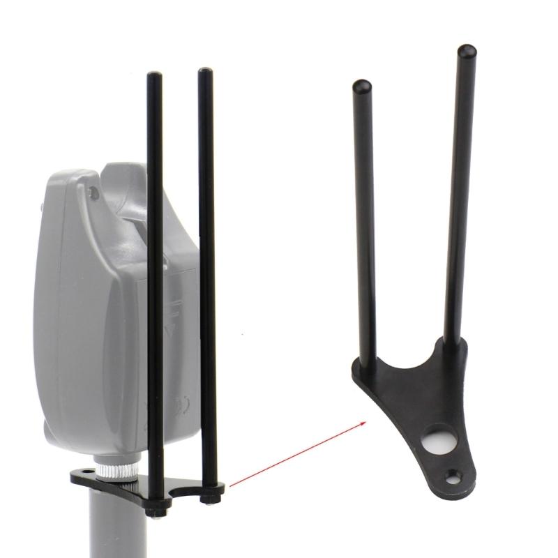 Aluminiumlegierungen Angel-Winddichter Stab Hakenstange Ohr-Angelrutenverbinder Anti-Fall-Hakenstange Angelgerät Langlebig