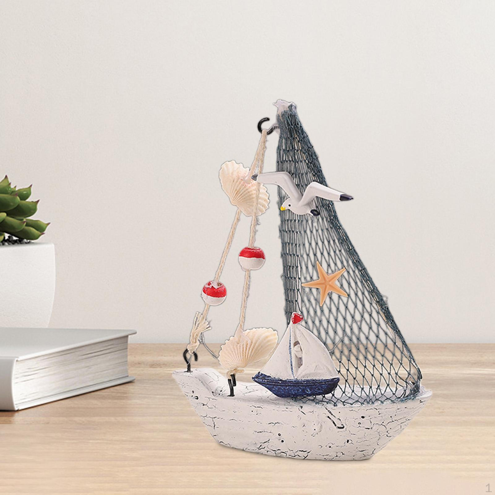 

Мини-модель парусника ручной работы для домашнего декора Bird