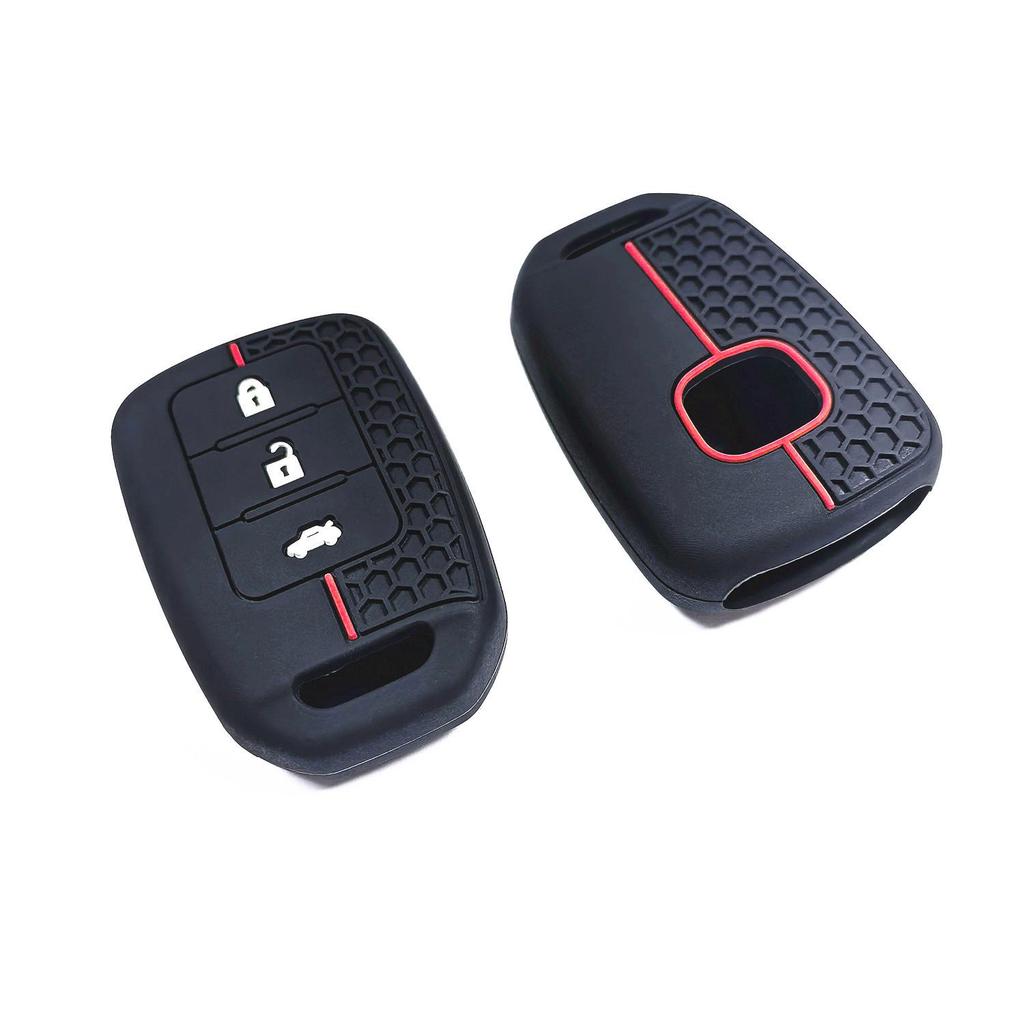 Silicone Key Cover for Honda CRV, Fit, XRV, and Civic - Compatible with Older Models
