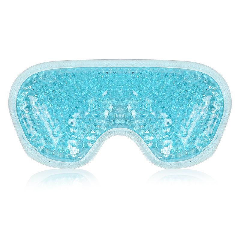 Plush Gel Bead Eye Mask for Sleep and Swelling Relief