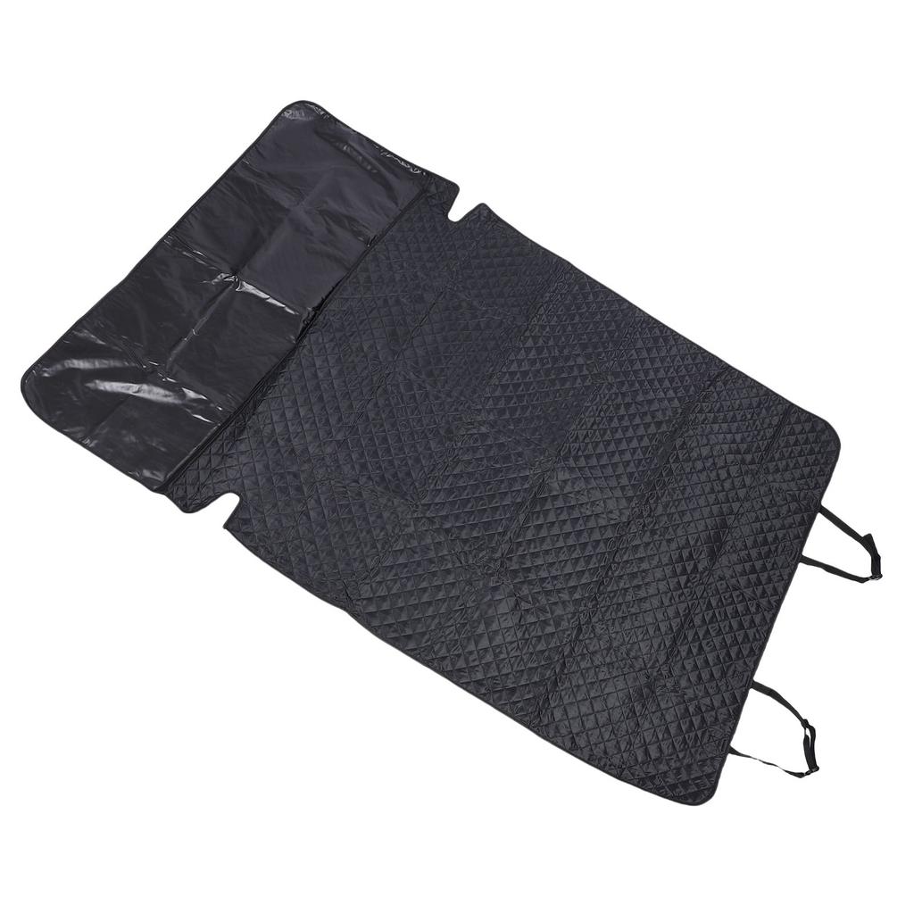 Dog Car Seat Cover Rain Proof Oxford Cloth Soft Comfortable Car Pet Trunk Protector for Travel Black