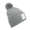 Beechfield Pom Pom AppliquÃ© Patch Beanie