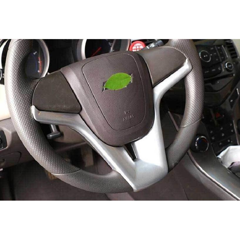 Steering Wheel Strip Cover Trim Silver Fit For Chevrolet Cruze 2010-2015 1PCS