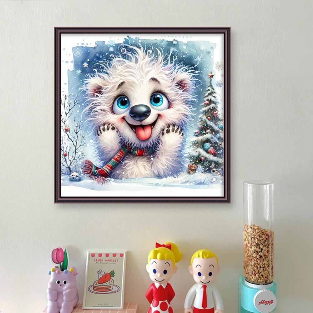 Full Embroidery Eco-cotton Thread 18CT Printed Animal Cross Stitch Kit Art
