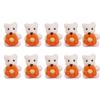 10pcs/bag Foam Bear Mini Bear Flower Bouquet Plush Doll Cartoon Bouquet Doll  Girl Birthday Gift