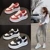 Leather Surface Thick Sole Inner Height Increase White Shoes Women's 2025 New Versatile Sports Leisure Fashion Classic Student Board Shoes